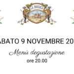 Sabato 9 Novembre Cena a La Roccola Menù degustazione